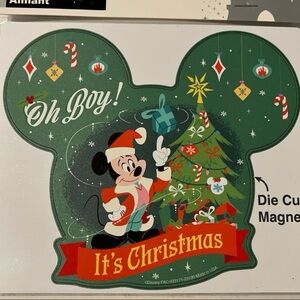 Disney Parks Oh Boy It’s Christmas Santa Mickey & Tree